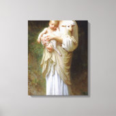 Bouguereau Onschuld Canvas Print (Voorkant)
