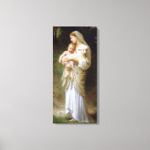 Bouguereau Onschuld Canvas Print (Voorkant)