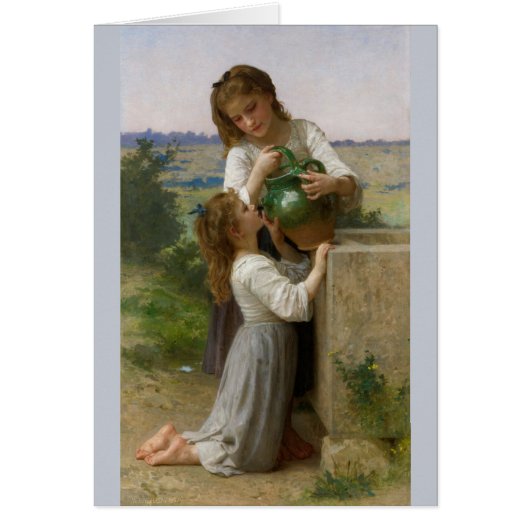Bouguereau op de fontein (Voorkant)