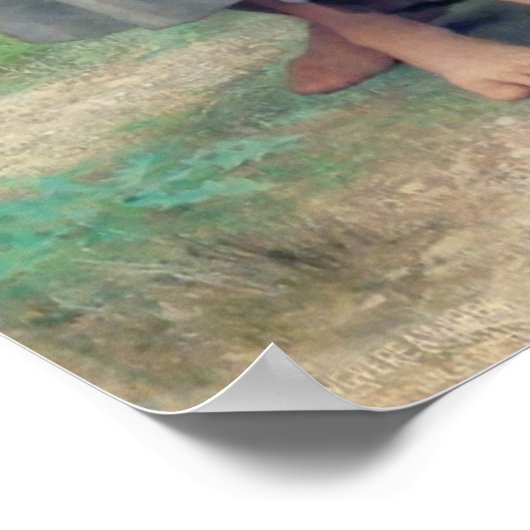 Bouguereau - Parure des Champs Poster (Hoek)