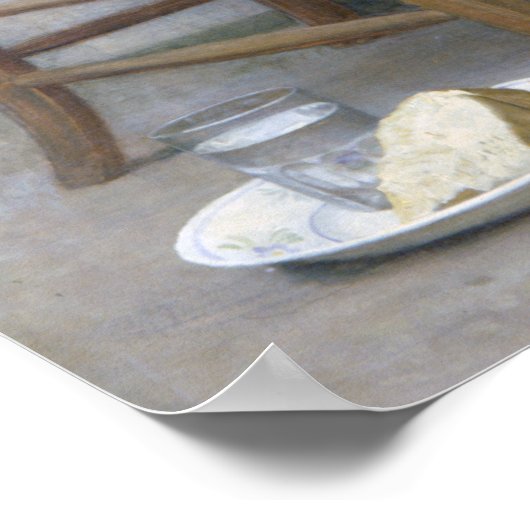 Bouguereau - Petite Boudeuse Poster (Hoek)