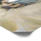 Bouguereau - Petite Fille au Bol Bleu Poster (Hoek)