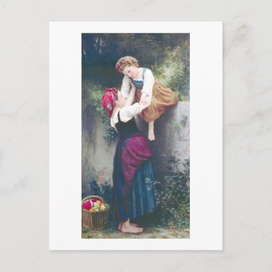 Bouguereau - Petites Maraudeuses Briefkaart (Voorkant)