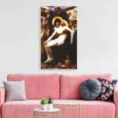 Bouguereau Pieta Canvas Print (Insitu (Woonkamer))