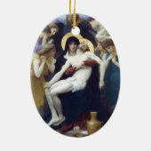 Bouguereau - Pietà Keramisch Ornament (Achterkant)