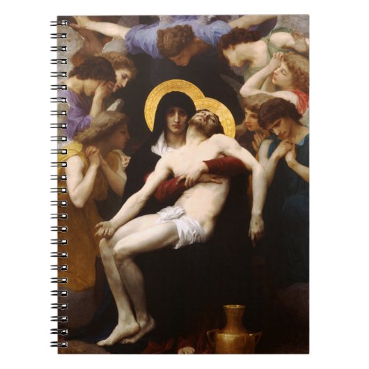 Bouguereau Pieta-laptop Notitieboek (Voorkant)