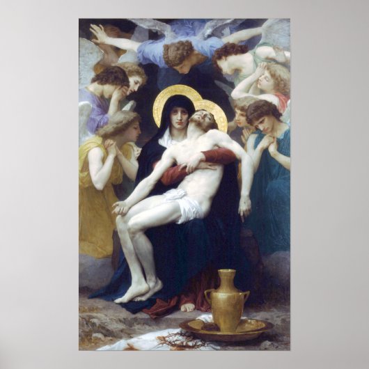 Bouguereau - Pietà Poster (Voorkant)