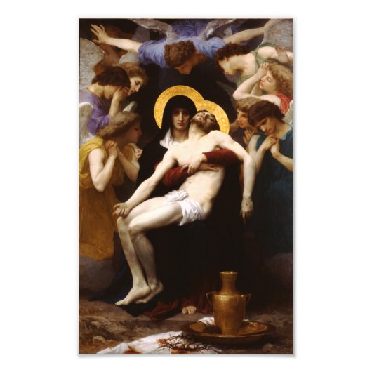 Bouguereau Pieta Print Foto Afdruk (Voorkant)