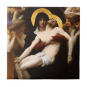 Bouguereau Pieta Tile Tegeltje (Voorkant)