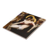 Bouguereau Pieta Tile Tegeltje (Zijkant)