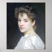 Bouguereau - Portrait de Gabrielle Cot Poster (Voorkant)