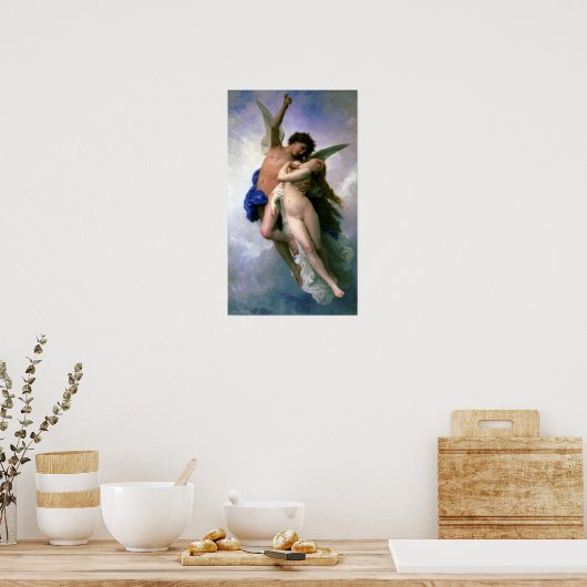 Bouguereau - Psyche et L'Amour Poster (Keuken)