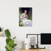 Bouguereau - Reflexion Poster (Thuiskantoor)