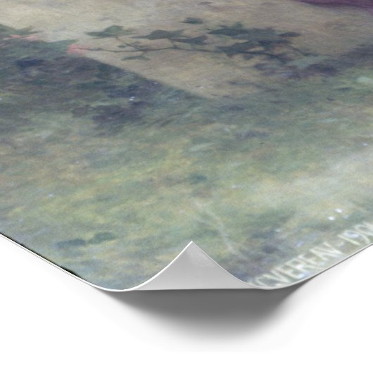 Bouguereau - Reve de Printemps Poster (Hoek)