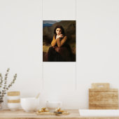 Bouguereau - Schattig 1869 Poster (Keuken)