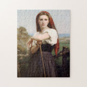 Bouguereau Shepherdess Puzzle Legpuzzel (Verticaal)