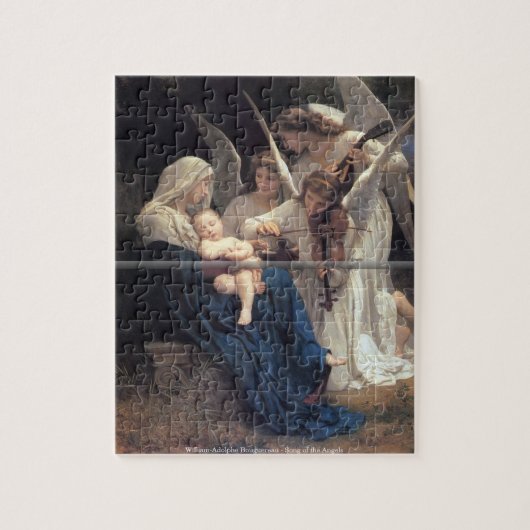 Bouguereau - Song of the Angels lg Legpuzzel (Verticaal)