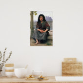Bouguereau - The Bohemian 1890 Poster (Keuken)