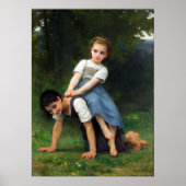 Bouguereau - The Horseback Ride Poster (Voorkant)