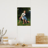 Bouguereau - The Horseback Ride Poster (Keuken)