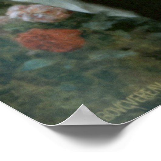 Bouguereau-The Madonna van de Rozen G Poster (Hoek)