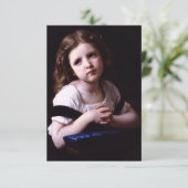 Bouguereau The Prayer Uitnodigingen (Staand voorkant)