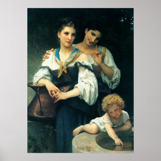 Bouguereau - The Secret 1876 Poster (Voorkant)