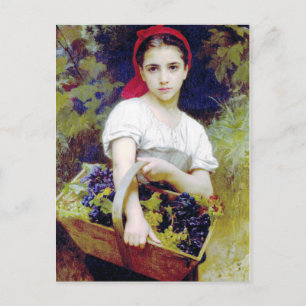 Bouguereau - Vendangeuse Briefkaart