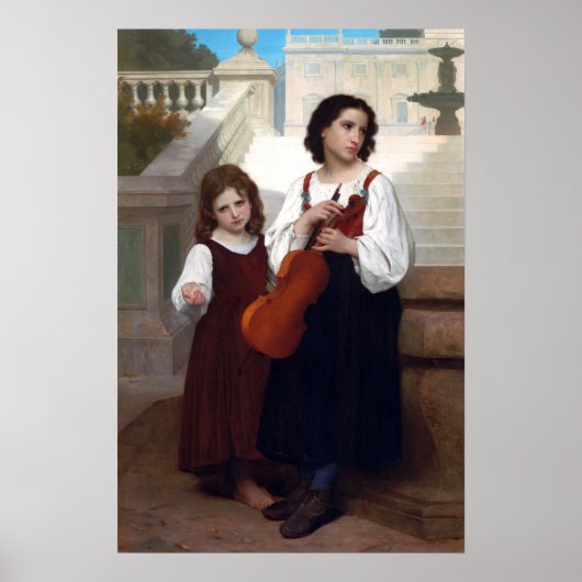 Bouguereau - ver van huis 1867 poster (Voorkant)