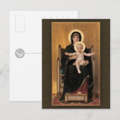 Bouguereau Virgin en Child CC0271 Briefkaart (Voorkant / Achterkant)