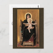 Bouguereau Virgin en Child CC0271 Briefkaart (Voorkant / Achterkant)