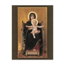 Bouguereau Virgin en Child CC0271