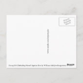 Bouguereau Young Girl die zich uitspreekt tegen Er Briefkaart (Achterkant)