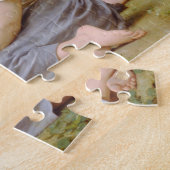 Bouguereau's 1882 The Nut Gatherers Les noisettes Legpuzzel (Zijkant)