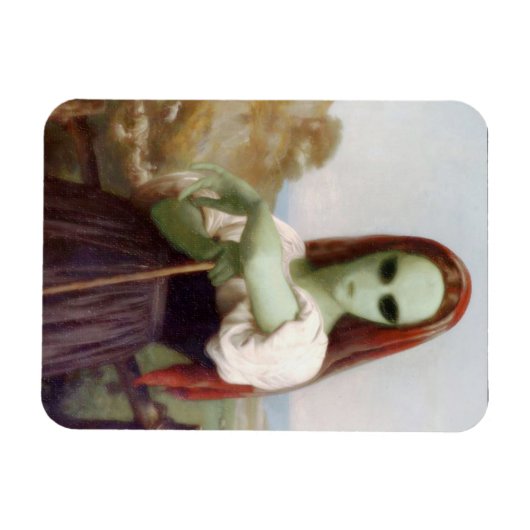 Bouguereau's Alien Shepherdess Magneet (Horizontaal)