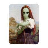 Bouguereau's Alien Shepherdess Magneet (Verticaal)