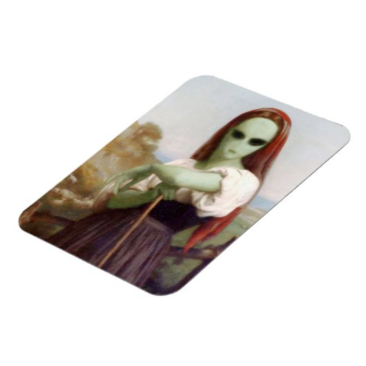 Bouguereau's Alien Shepherdess Magneet (Linkerzijde)