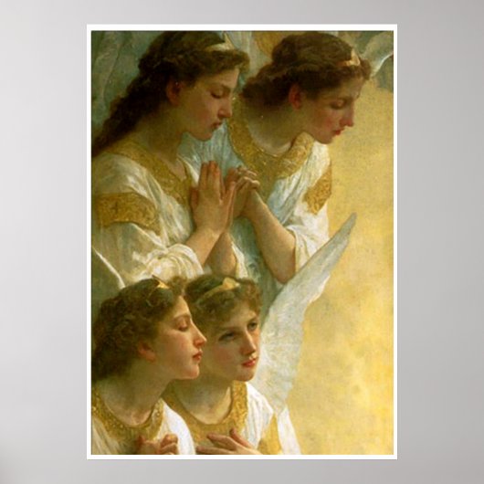 Bouguereau's Angels - Afdruk Poster (Voorkant)
