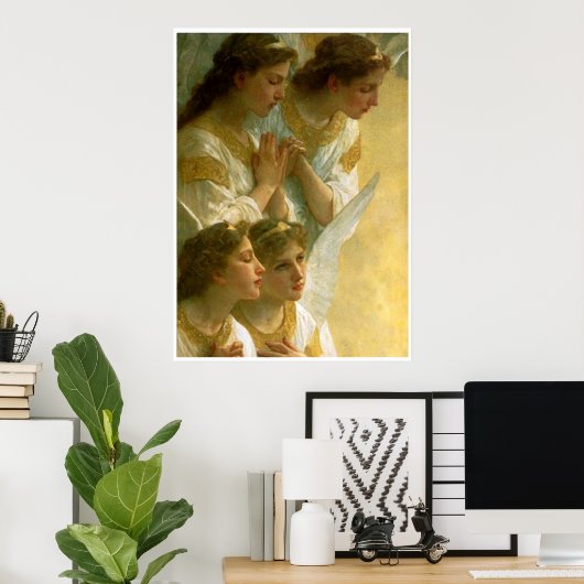 Bouguereau's Angels - Afdruk Poster (Thuiskantoor)