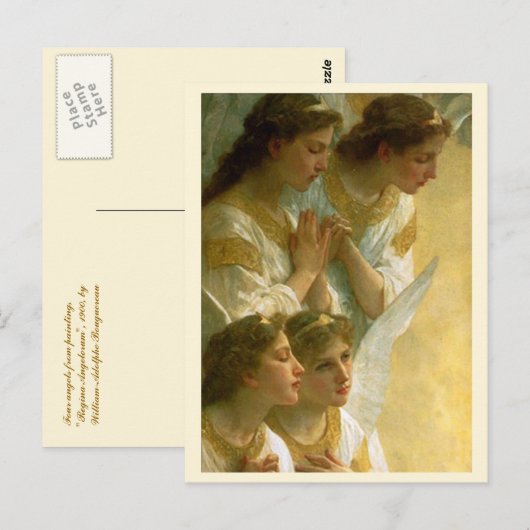 Bouguereau's Angels Briefkaart (Voorkant / Achterkant)