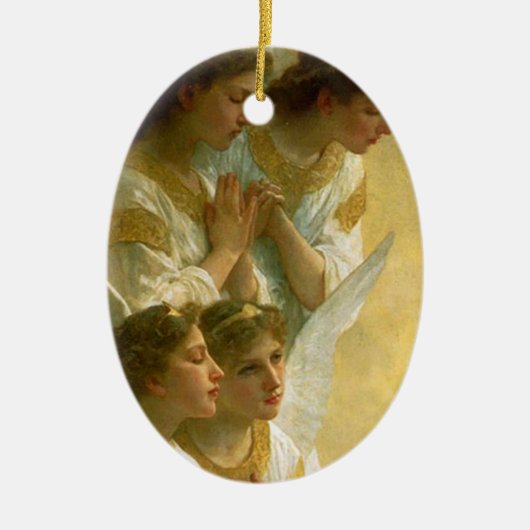 Bouguereau's Angels Keramisch Ornament (Voorkant)