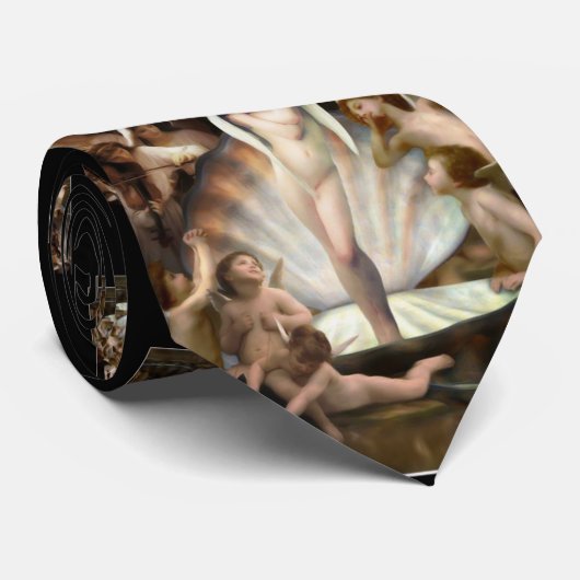 Bouguereau's Angels Surround Cupid Stropdas (Opgerold)