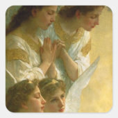 Bouguereau's Angels Vierkante Sticker (Voorkant)