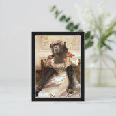 Bouguereau's chimp briefkaart (Staand voorkant)