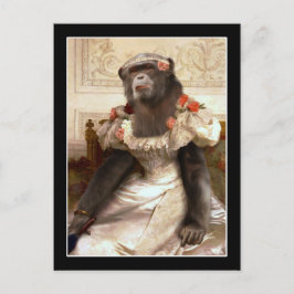 Bouguereau's chimp briefkaart