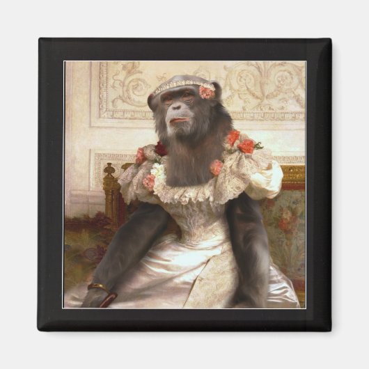 Bouguereau's chimp magneet (Voorkant)