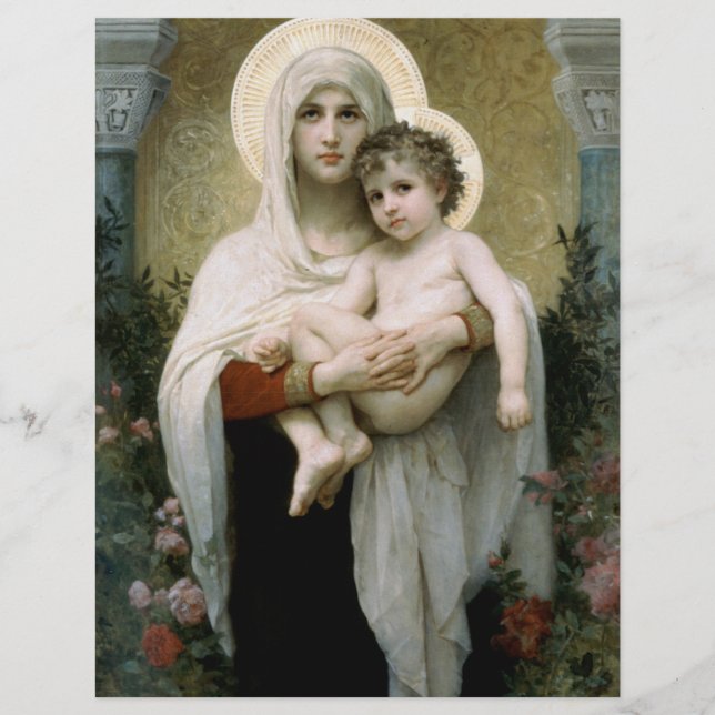 Bouguereau's De Madonna van de Rozen (1903) (Voorkant)