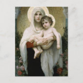 Bouguereau's De Madonna van de Rozen (1903) Briefkaart (Voorkant)