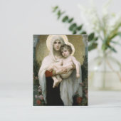 Bouguereau's De Madonna van de Rozen (1903) Kaart (Staand voorkant)