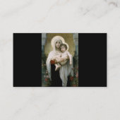 Bouguereau's De Madonna van de Rozen (1903) Visitekaartje (Achterkant)